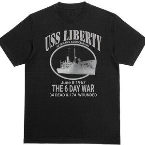 COPY - USS Liberty AGTR-5 Veterans Association Men's T-shirt Black